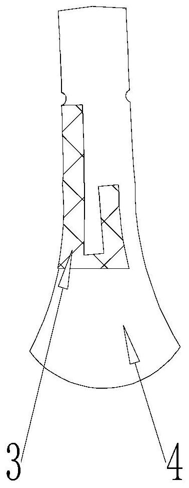 Broadband small-sized double-sided excitation earphone antenna design structure