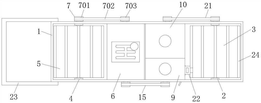 Portable small seeding device for vegetable planting