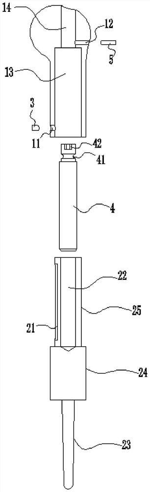 Prolongable humerus prosthesis