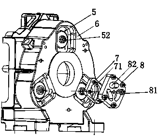 Accurate assembly method and improved structure of air compressor motor plate and static plate plane gap