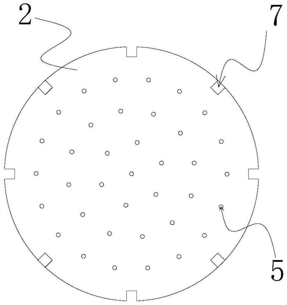 Water distributor for trickling filter biofilm reactor