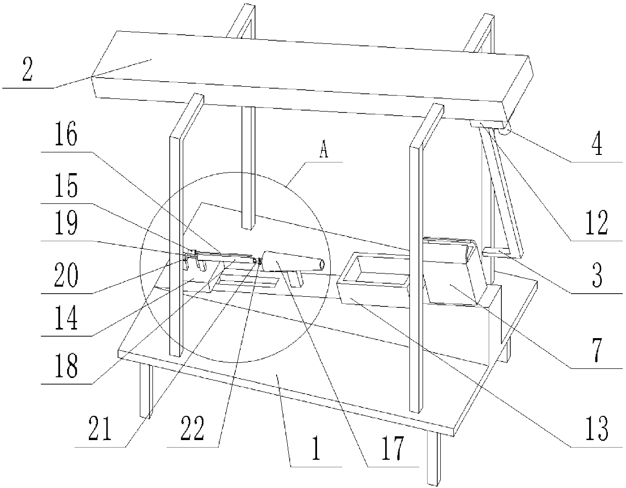 Auxiliary rubber ring filling equipment for corrugated pipe