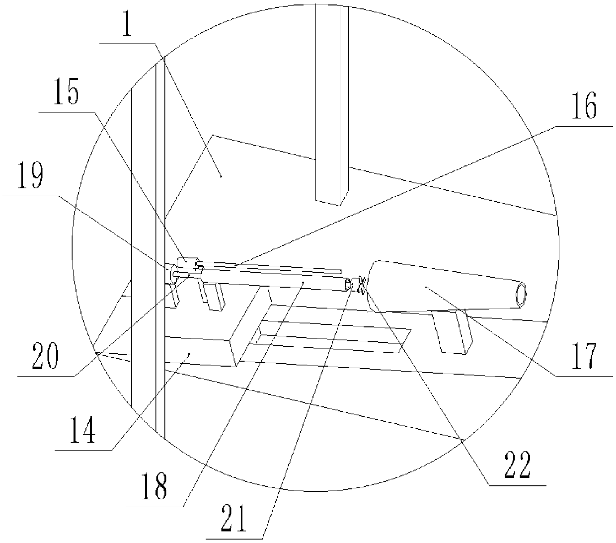 Auxiliary rubber ring filling equipment for corrugated pipe