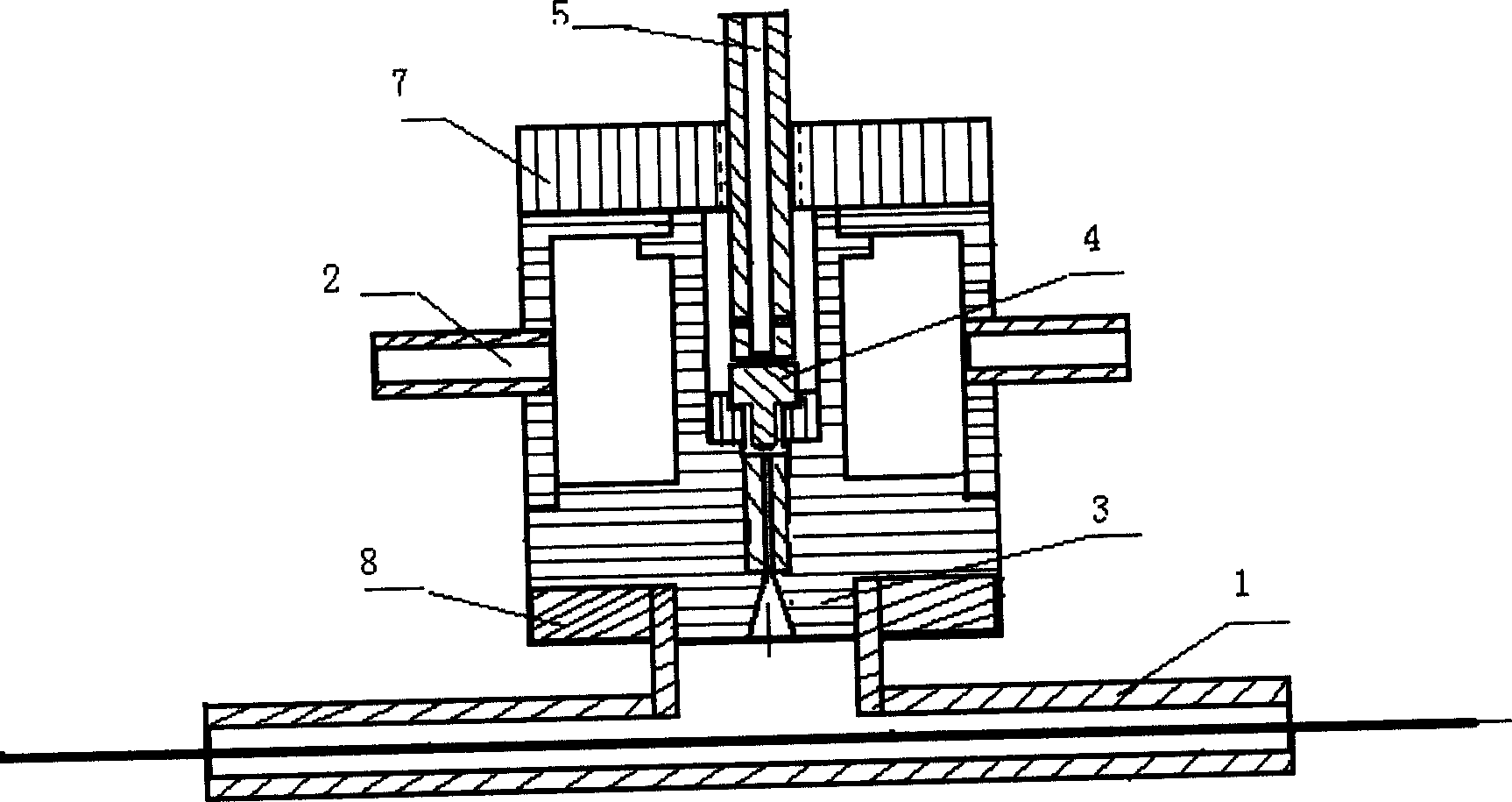 Method and special plant for producing graphitized carbon fiber