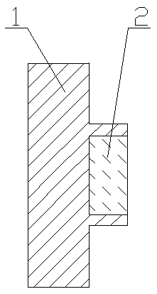 Gear groove combined male die for warm header