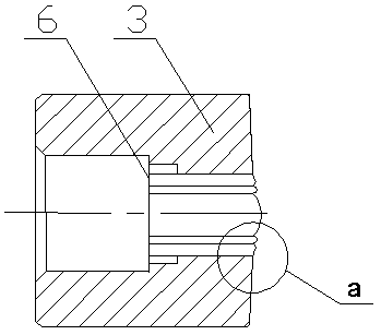 Gear groove combined male die for warm header