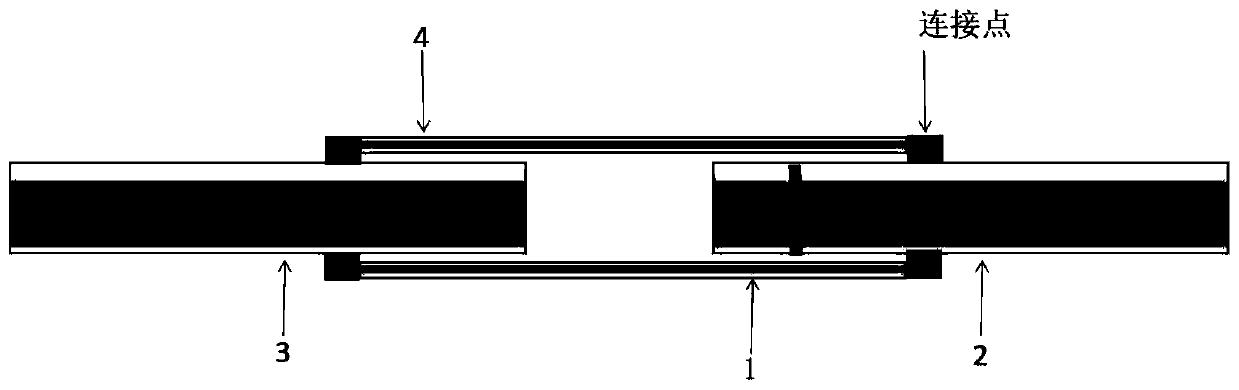 A fiber f-p composite cavity type high temperature strain sensor