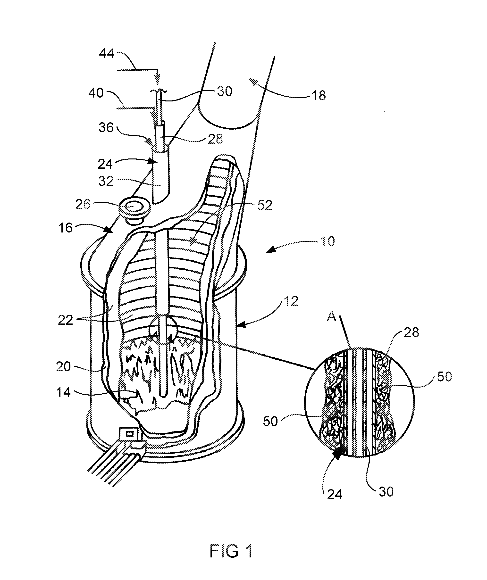 Top submerged injection lance for enhanced submerged combustion
