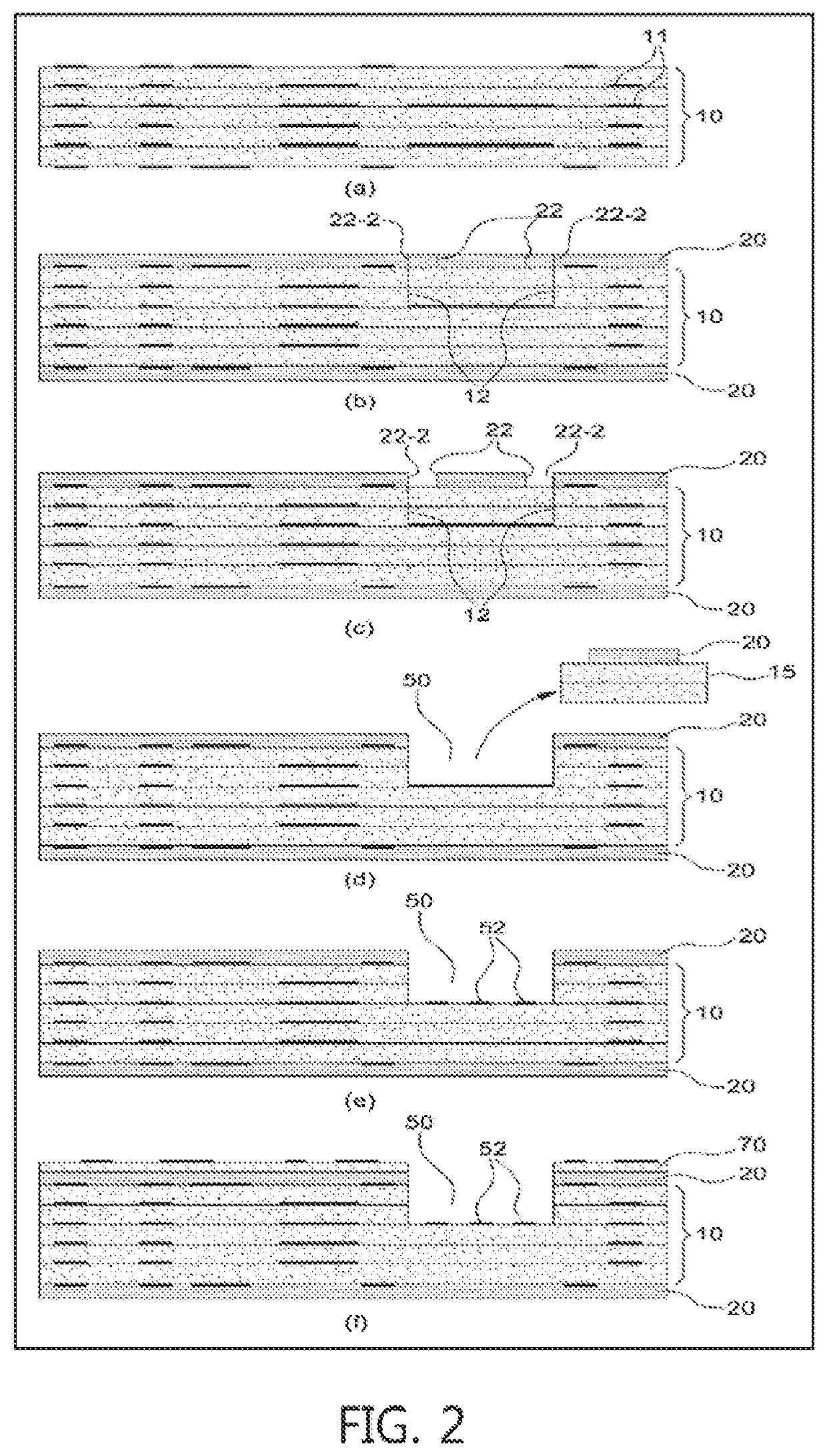 Method of forming cavity in printed circuit board by using release film