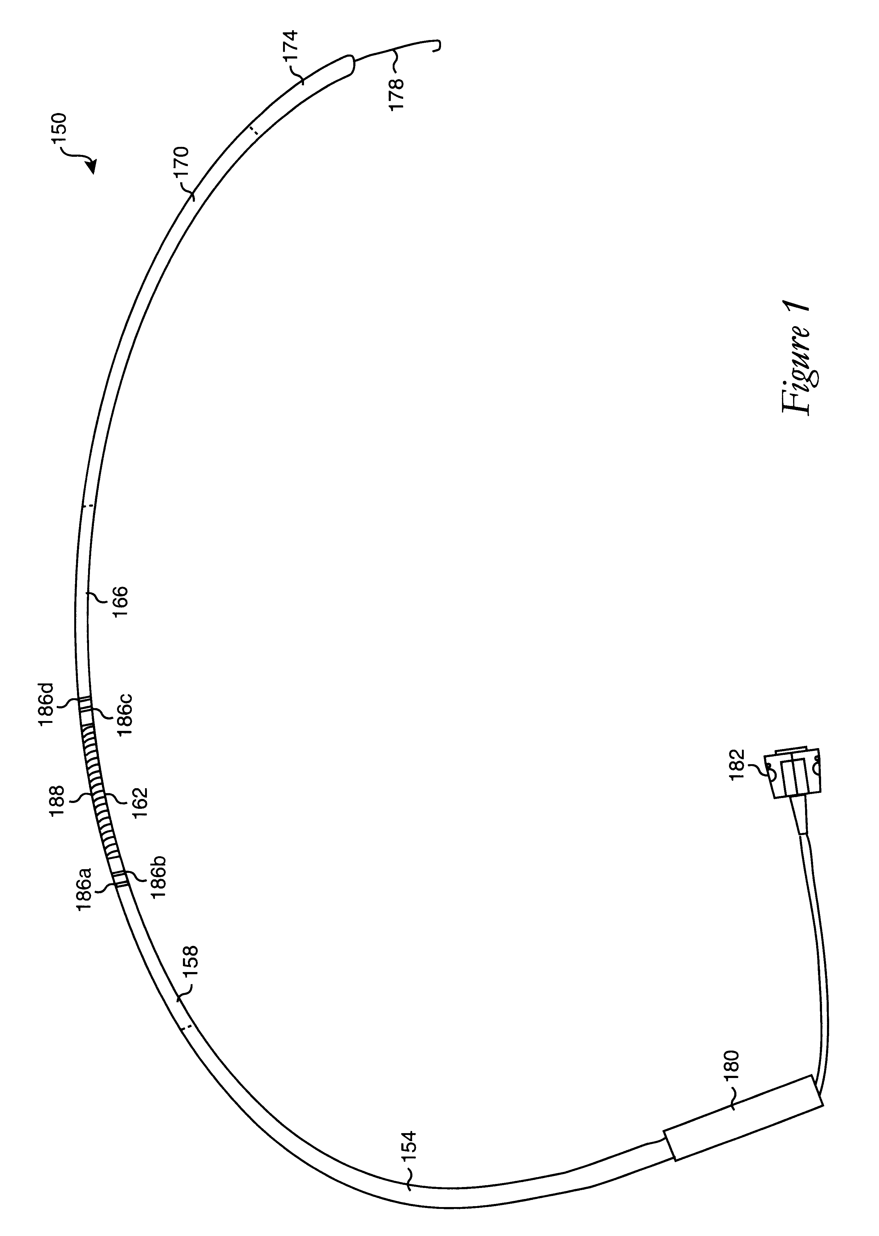 Microwave ablation catheter with loop configuration