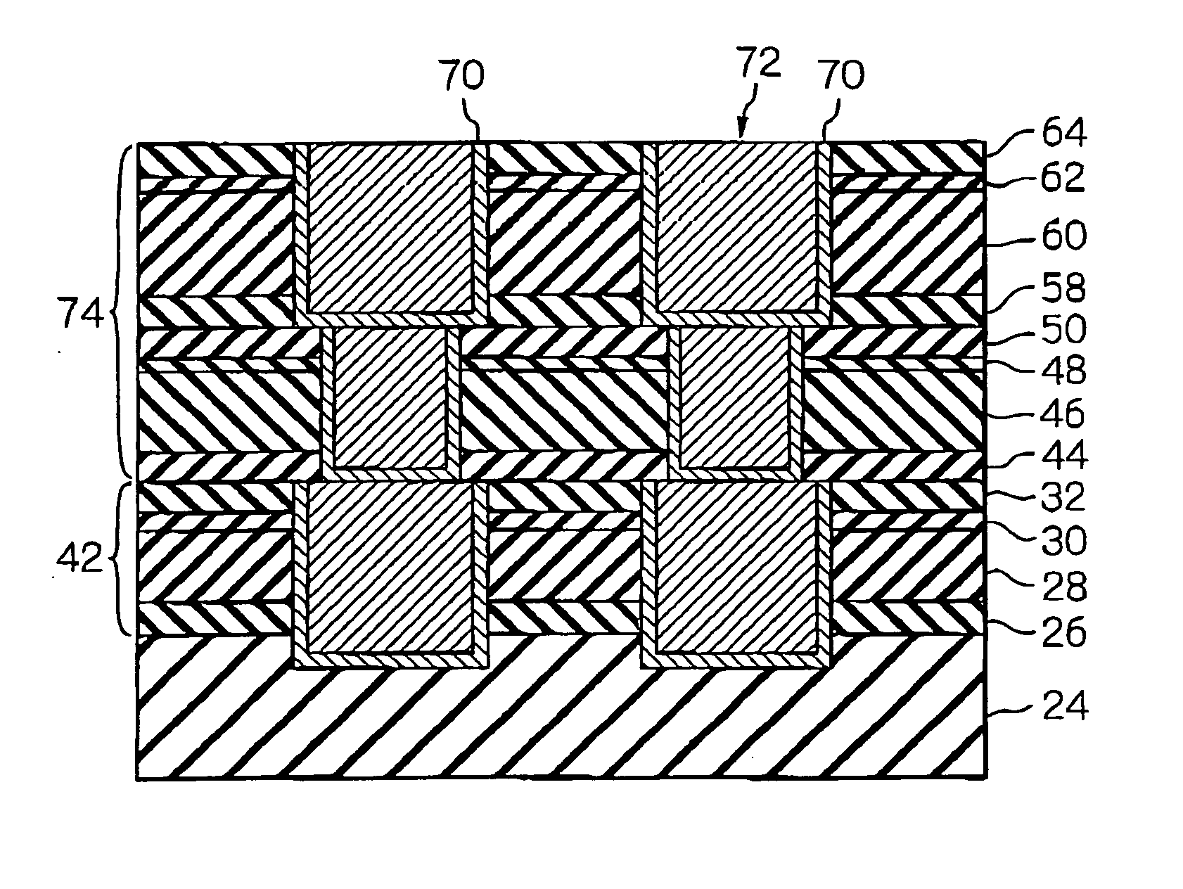 Semiconductor device, and production method for manufacturing such semiconductor device