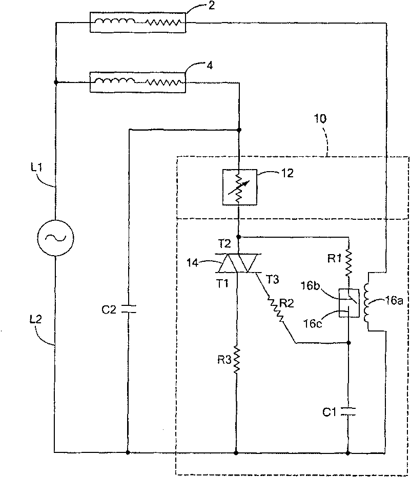 Low current electric motor starter
