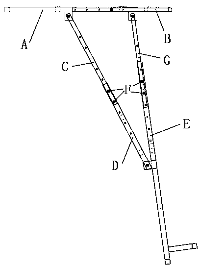 Multifunctional construction operation platform for vertical hoistway