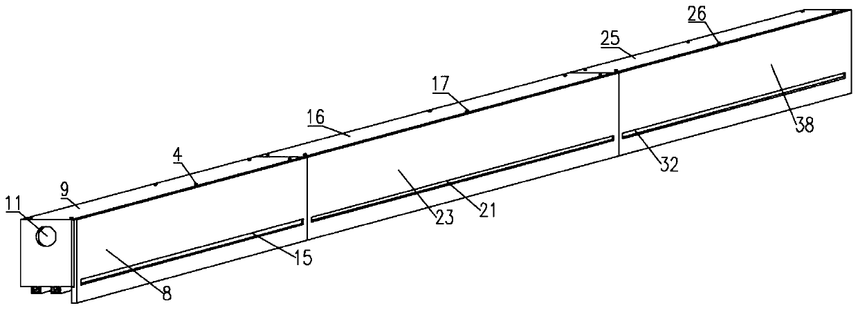 Box body structure for intelligent indoor environmental system