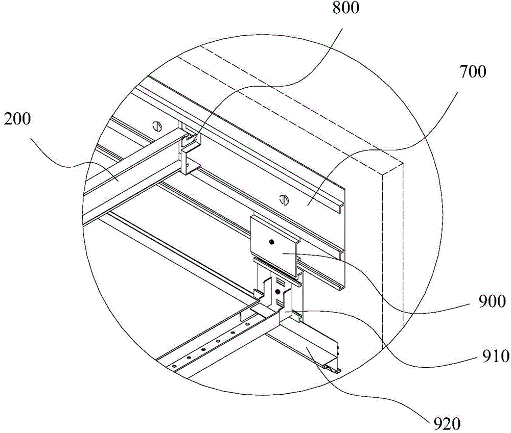 Ceiling keel structure and mounting method