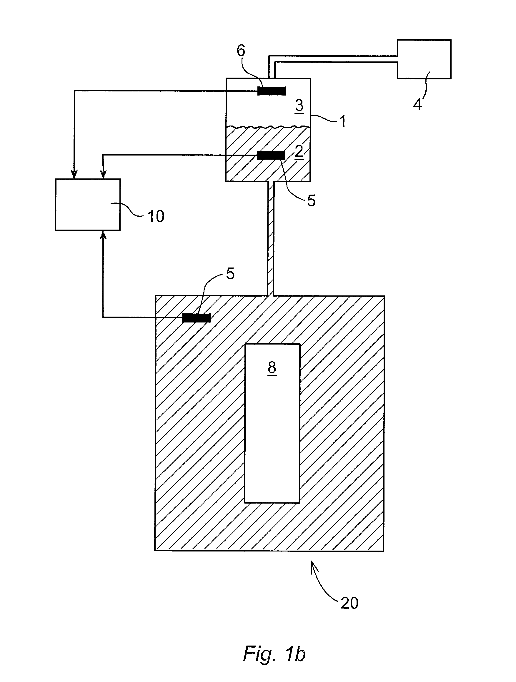Method and device for determining the relative humidity of an insulating liquid filled electric apparatus