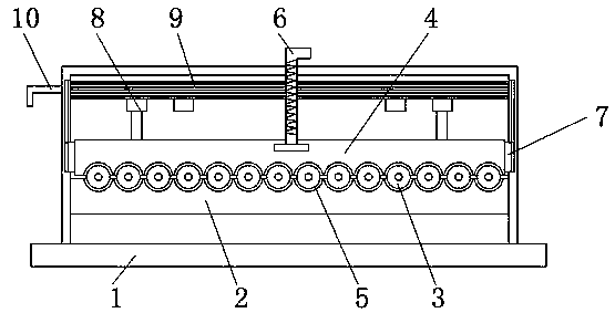 A chain pin riveting device for increasing chain stability