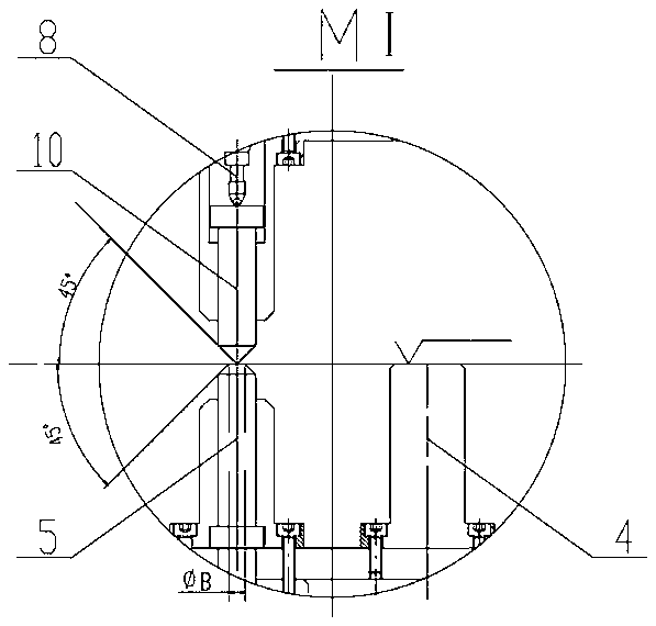 Detection mechanism and detection method for deviation of working position of mechanical arm