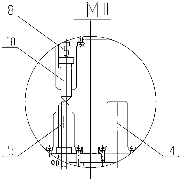 Detection mechanism and detection method for deviation of working position of mechanical arm