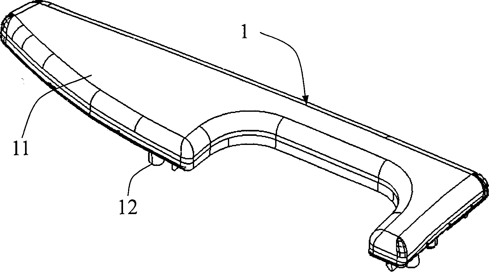 Automobile door plate assembling method with multiple inner decorations