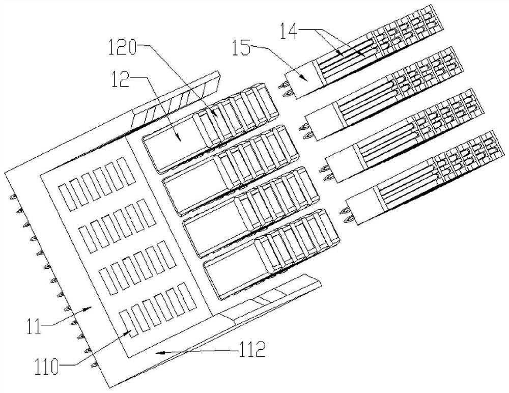 Male connectors, female connectors, connector assemblies, and communication equipment