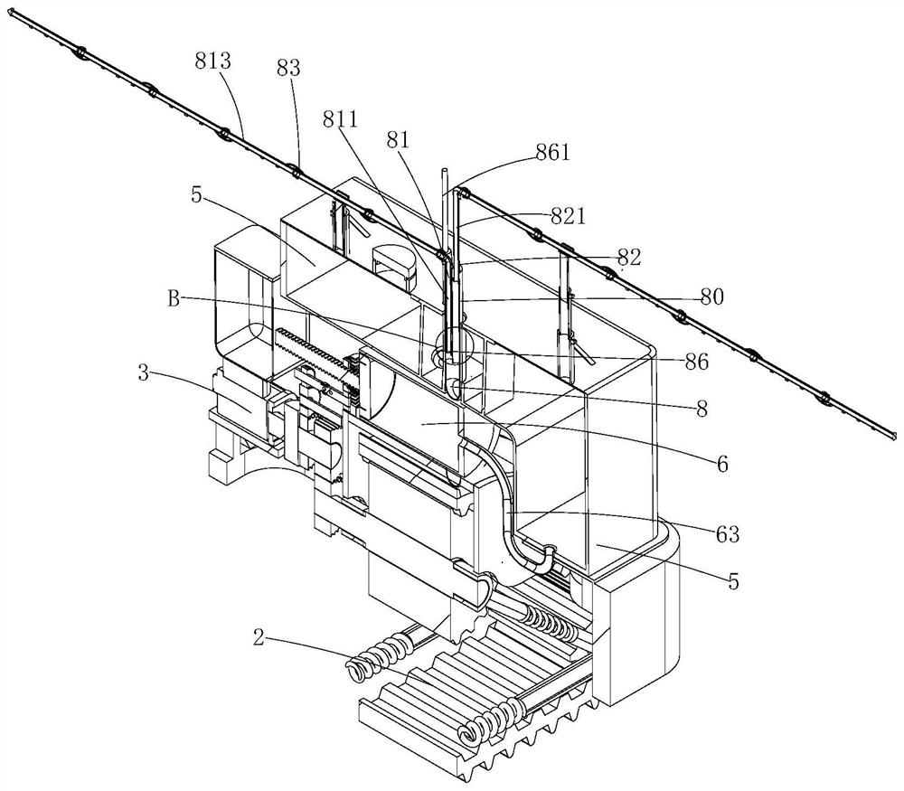 Small equipment for spraying pesticides in trapezoidal tea gardens