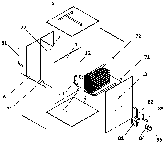 Liquid distributing device