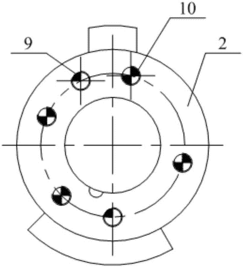 Rotary compressor and its pump body structure