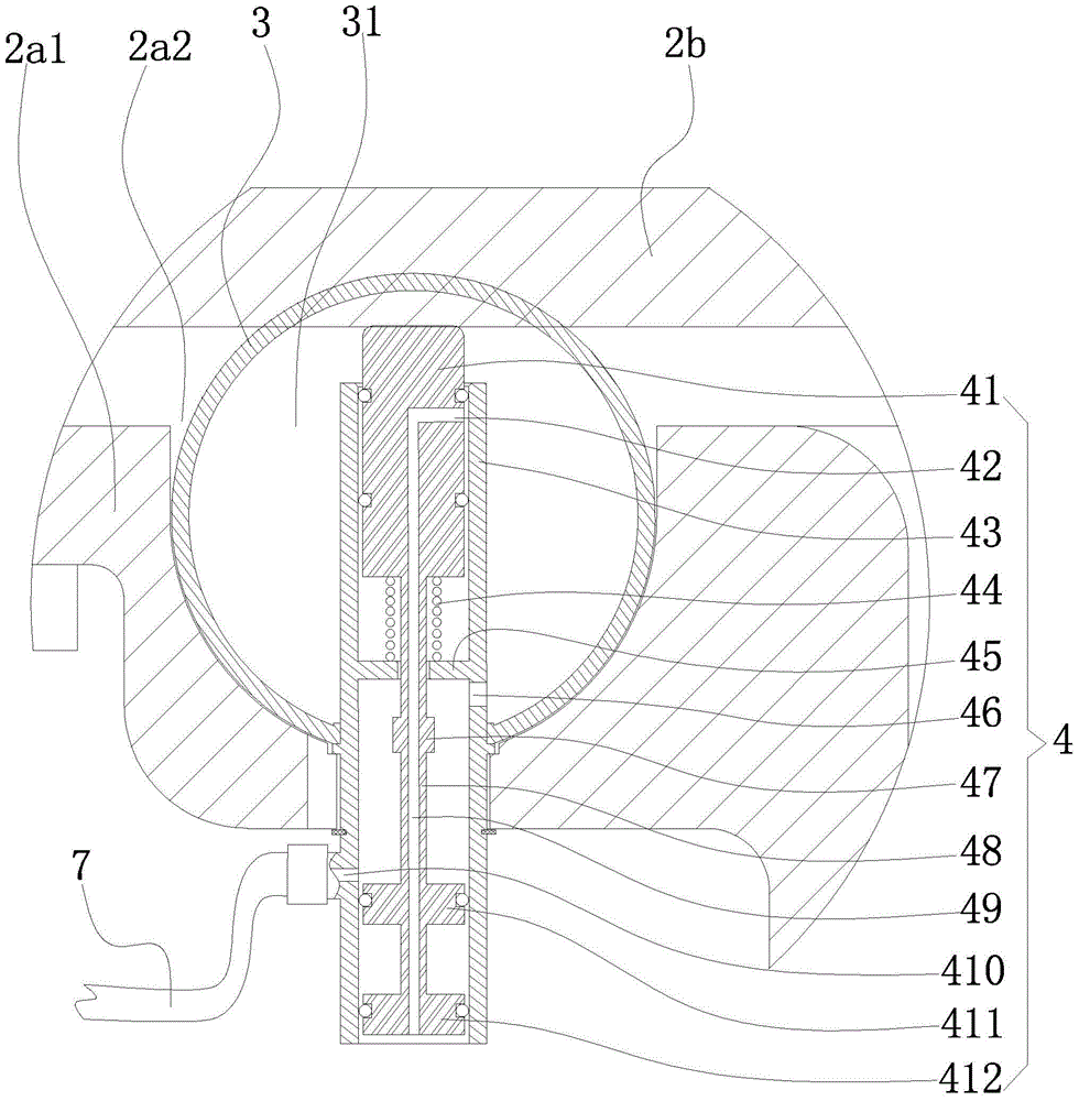 Charging port assembly arranged on the front grille of electric vehicles