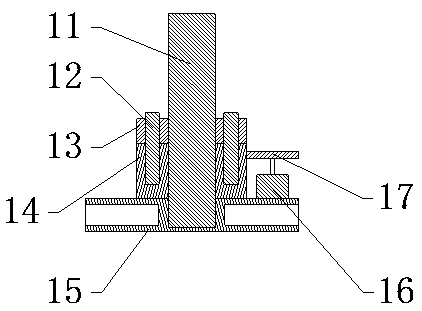 Industrial manipulator rotating type base plate device