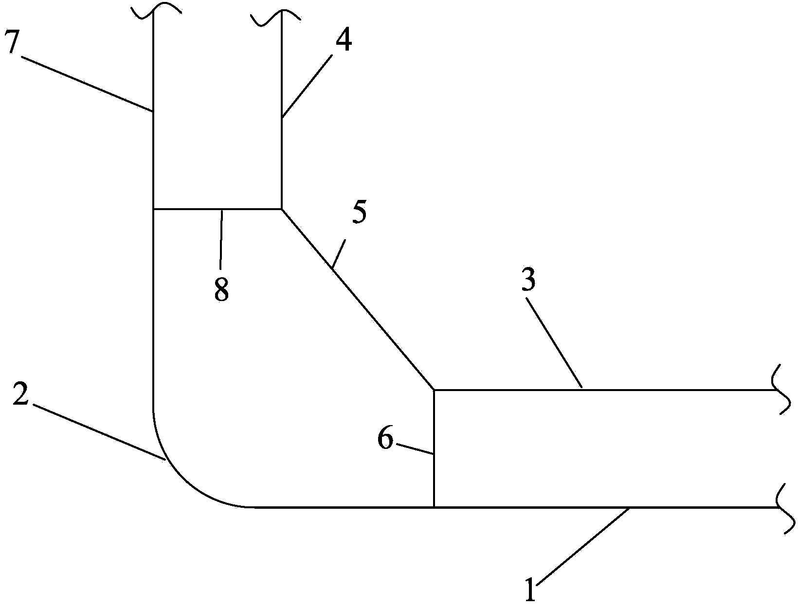 Slanted double-bottom and arc-bilge ship with inner bottoms aligned directly