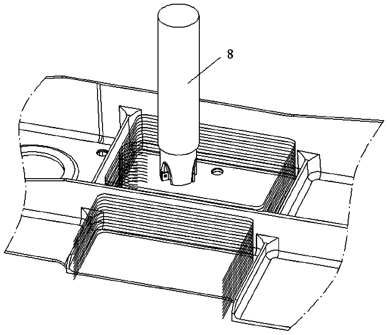 Method for machining AF1410 steel part before quenching