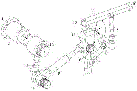 Multi-angle precision control type robot arm