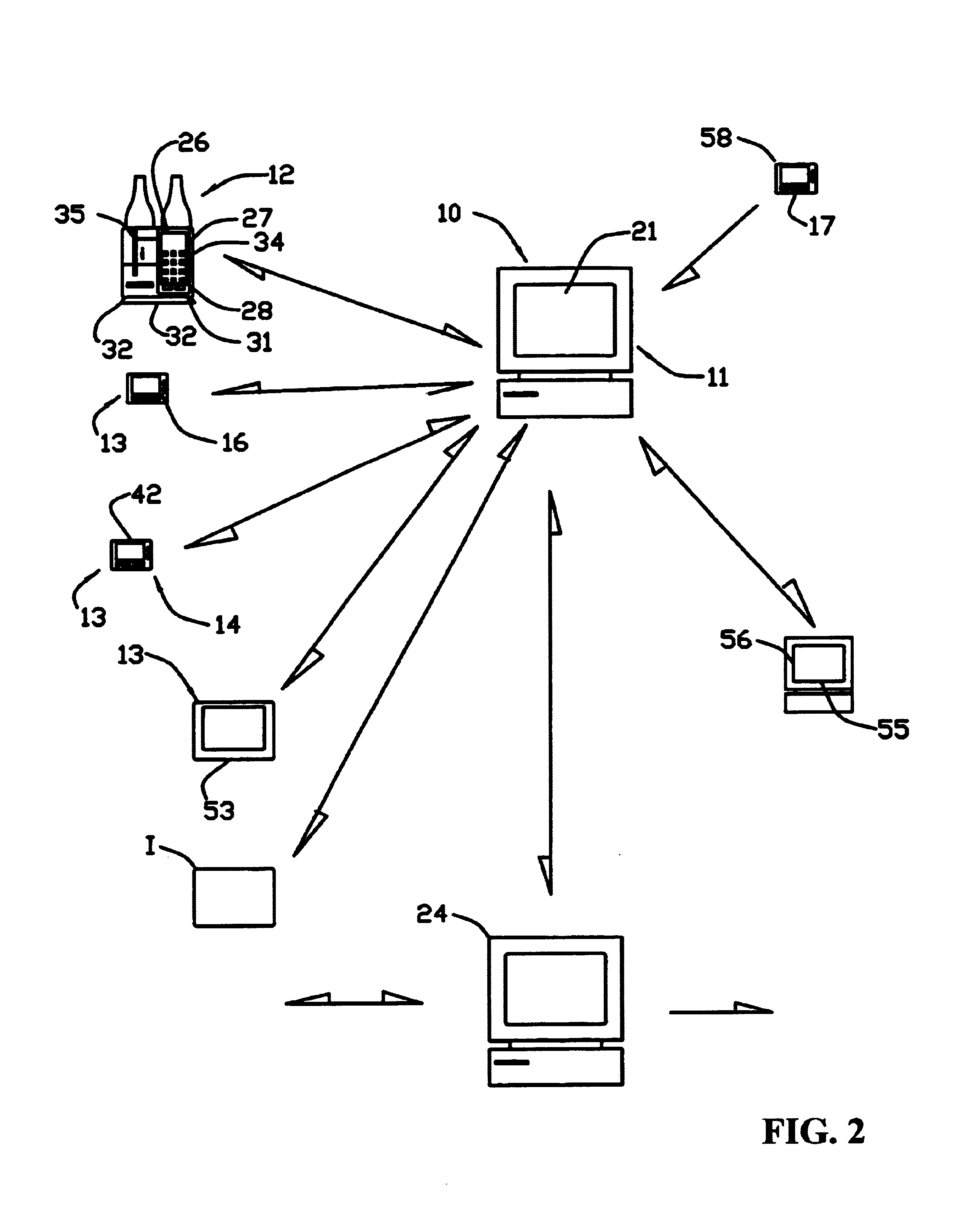 Computer integrated communication system for restaurants