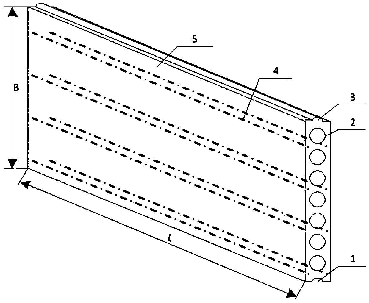 All brick slag recycled aggregate concrete light partition board and making method thereof