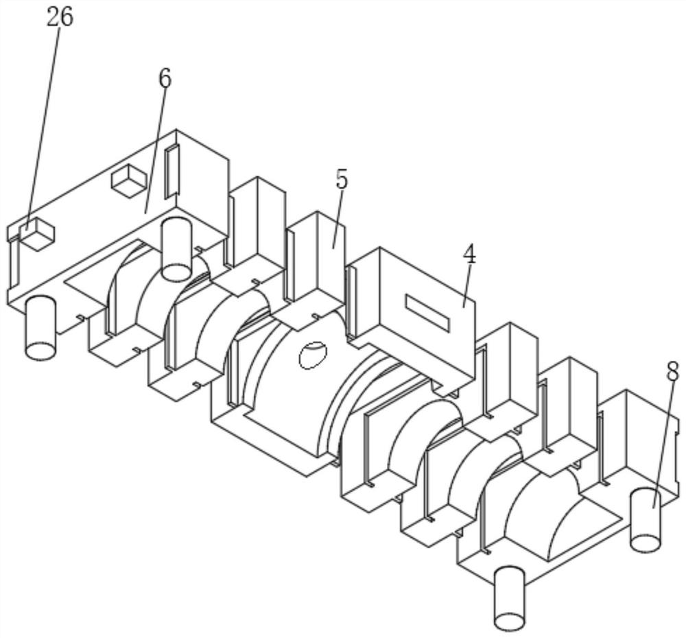 Hardware bathroom part forming mold and using method thereof