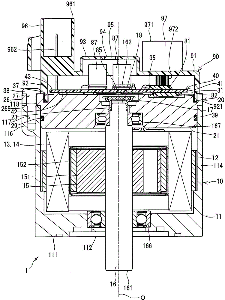 Drive unit and electric power steering device including drive unit