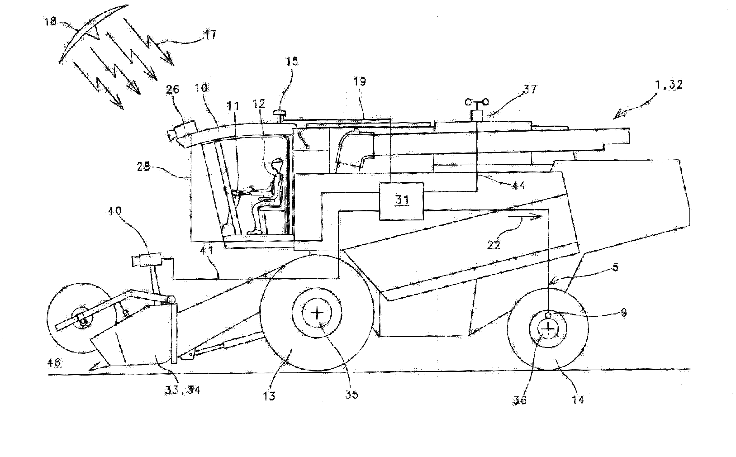 Control system for agricultural working vehicles