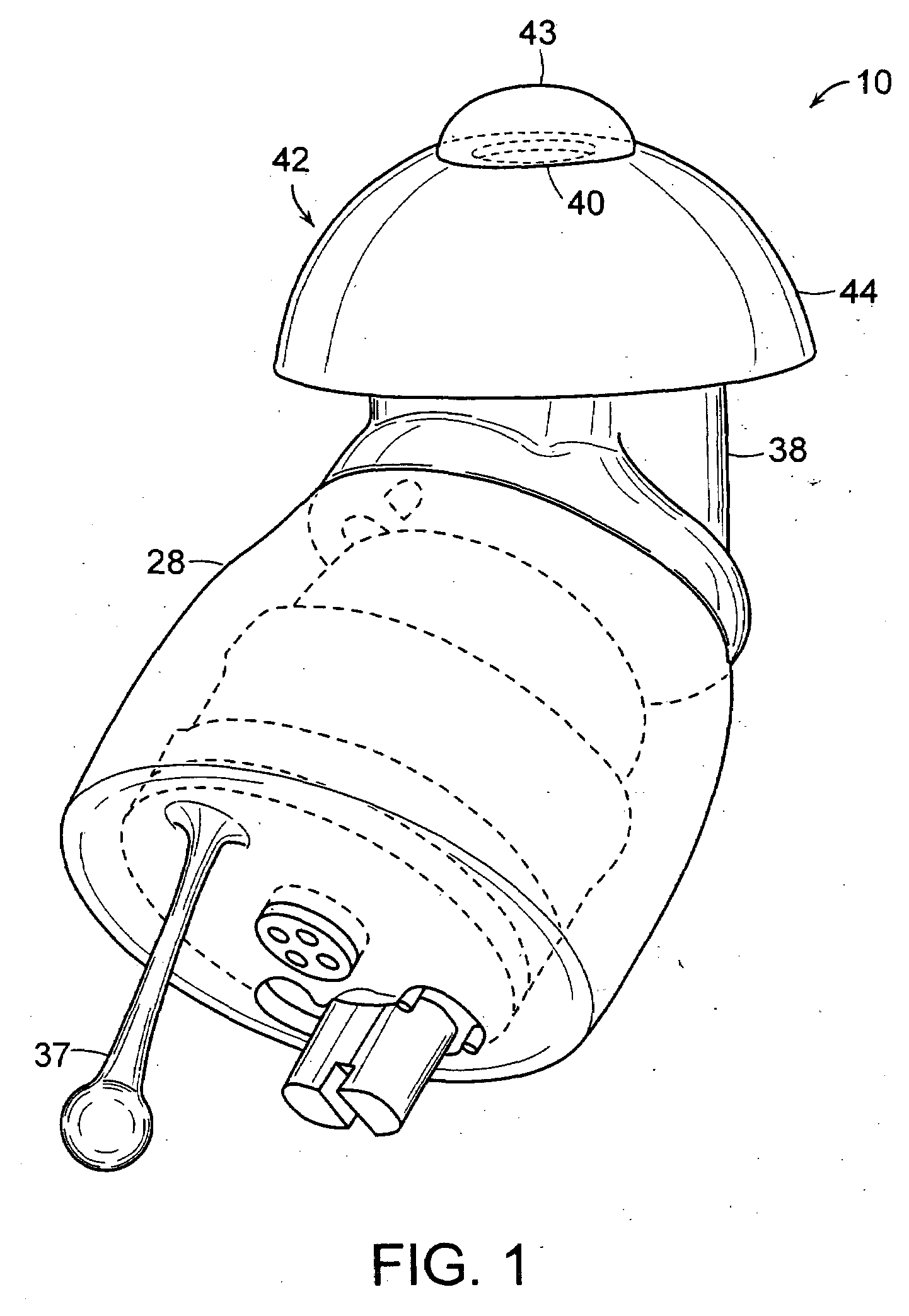 Hearing aid circuit with integrated switch and battery