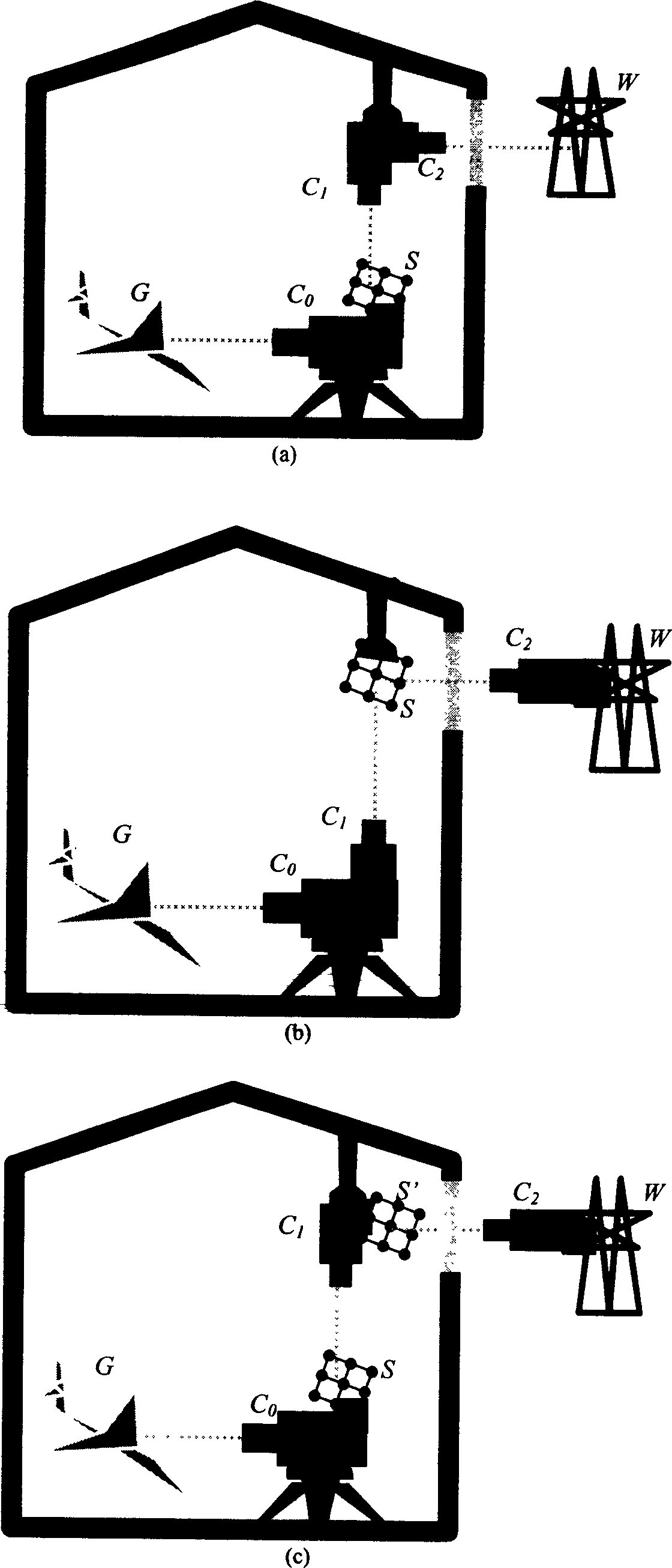 Method for eliminating influence on posture camera system in relay style from vibrative environment