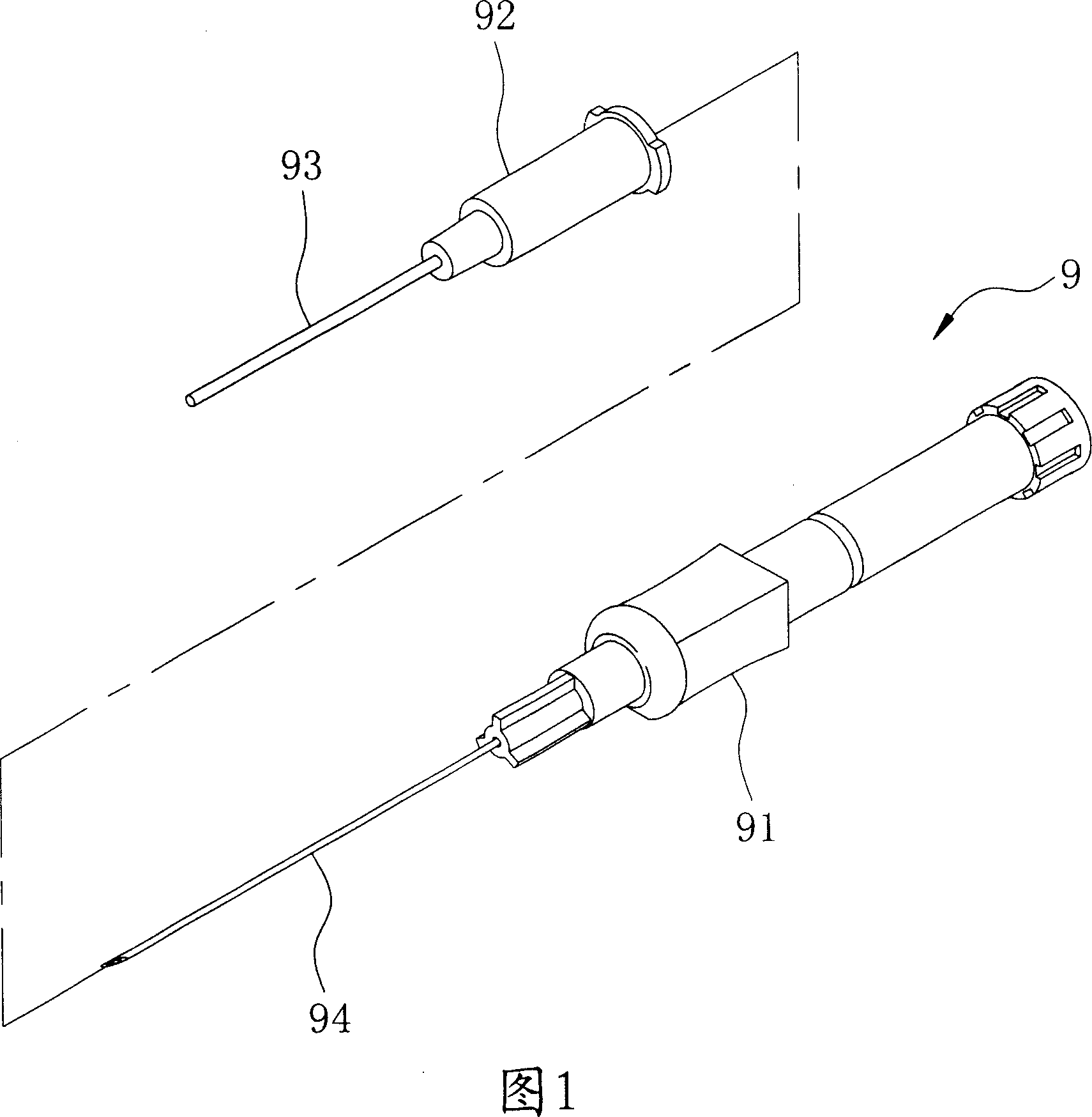 Intravenous catheter setting device with back-suction force