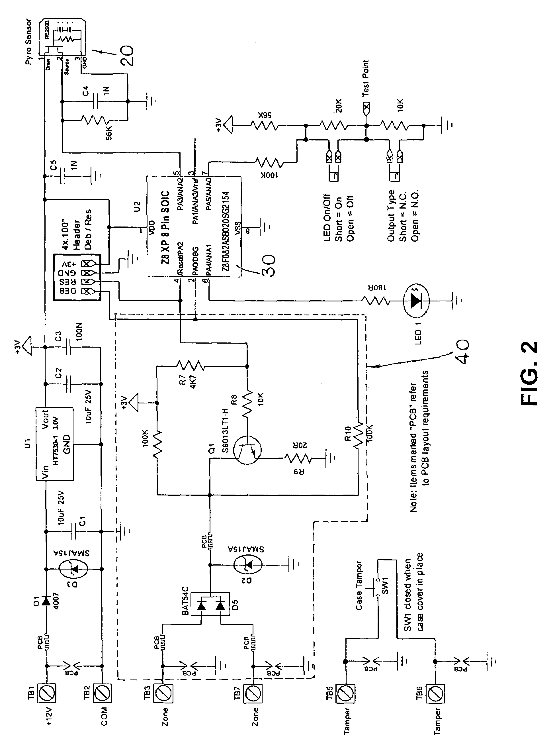 Process and system of energy signal detection