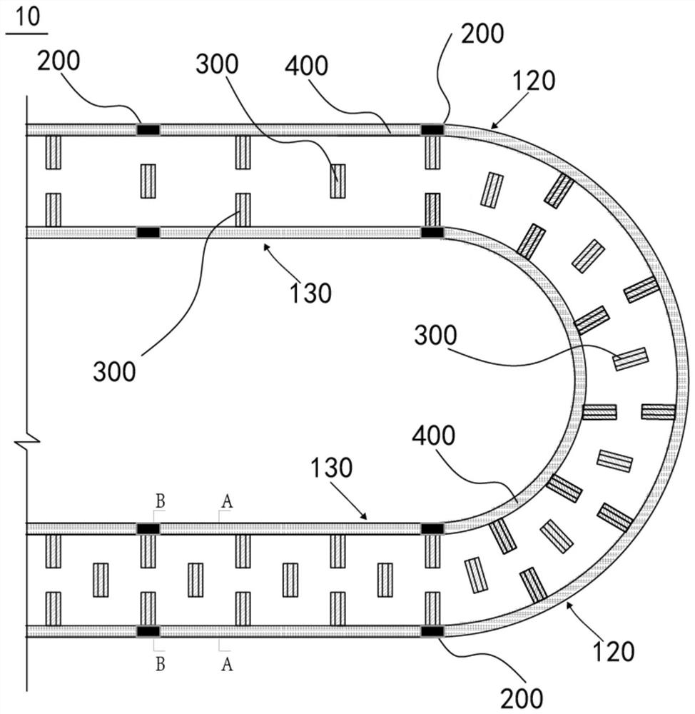 Ecological water channel and application thereof