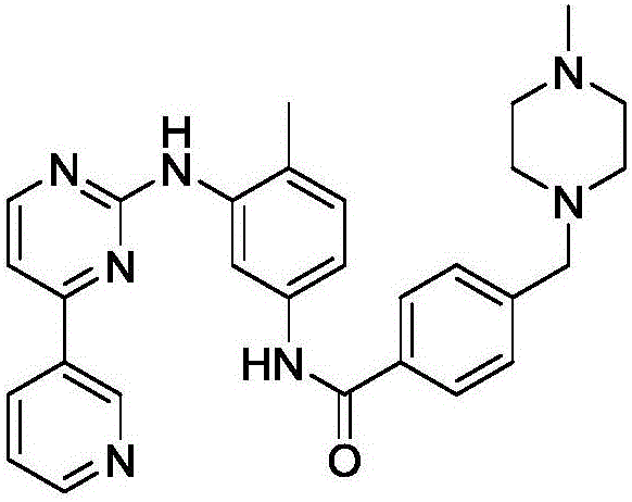 Preparing method for 4-methyl-3-[[4-(3-pyridyl)-2-pyrimidyl]amidogen]ethyl benzoate