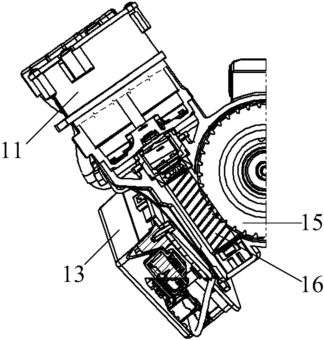 Compound power-assisted steering mechanism