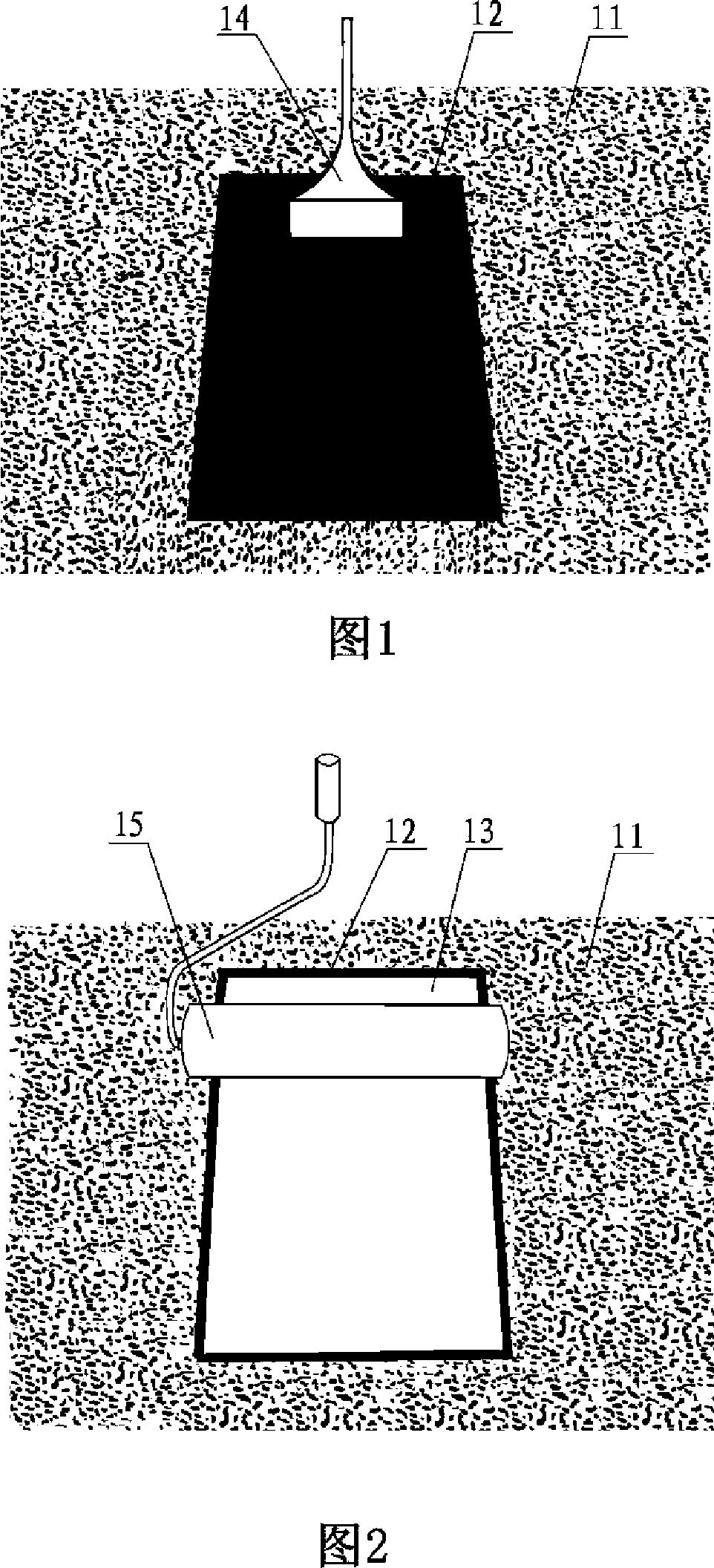 Method for detecting surface porosity on road surface of pervious concrete, and porosity on section of test block