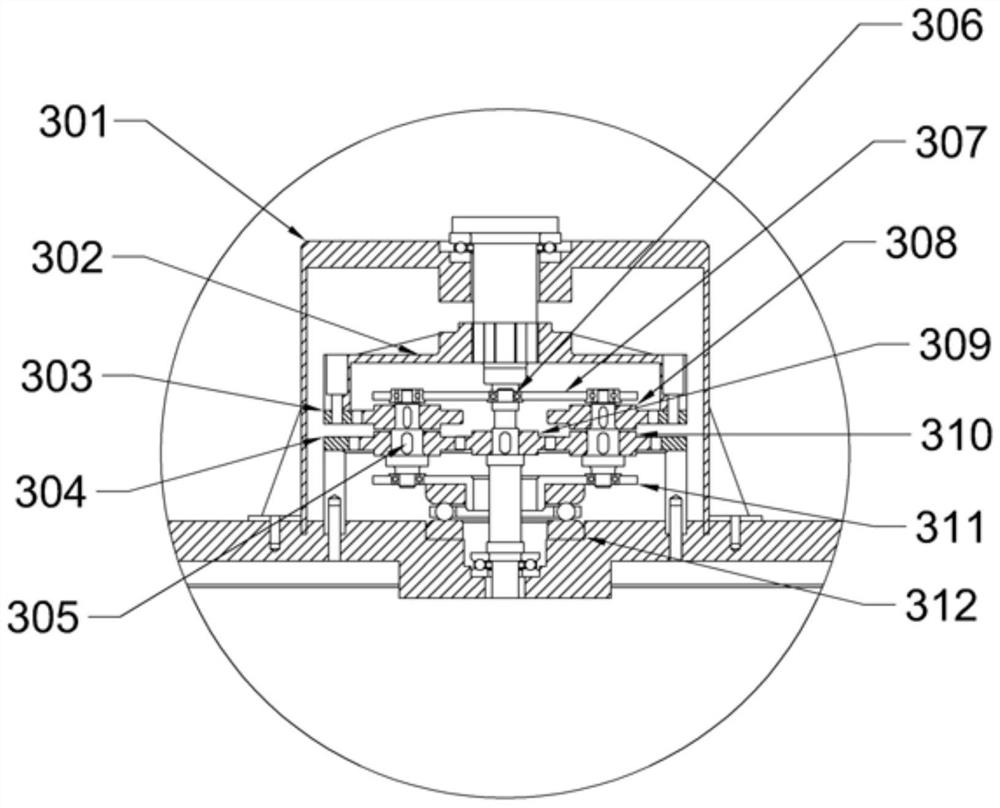 Wind power piezoelectric power generation device with large speed increasing ratio