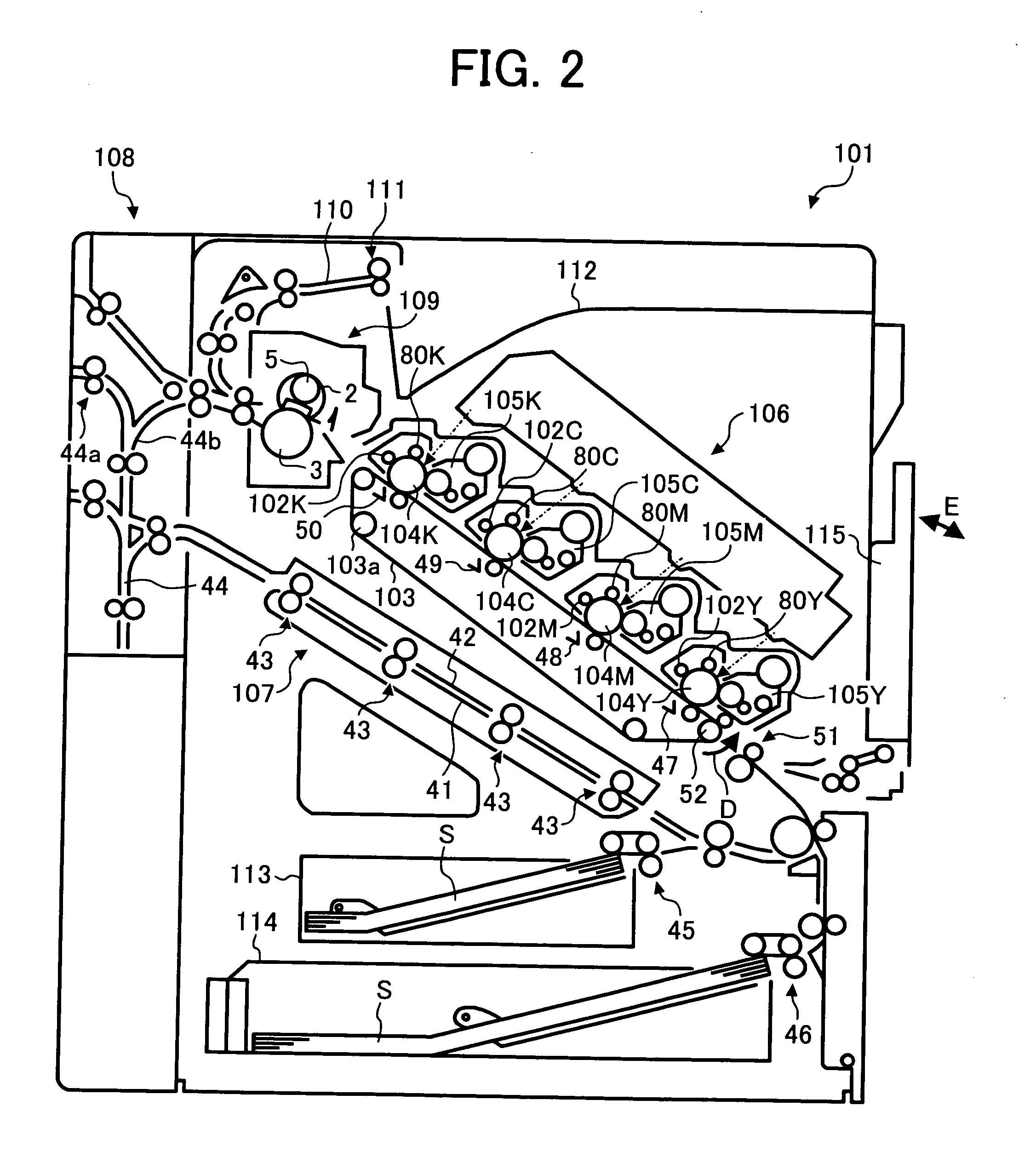 Image forming method and apparatus for fixing an image