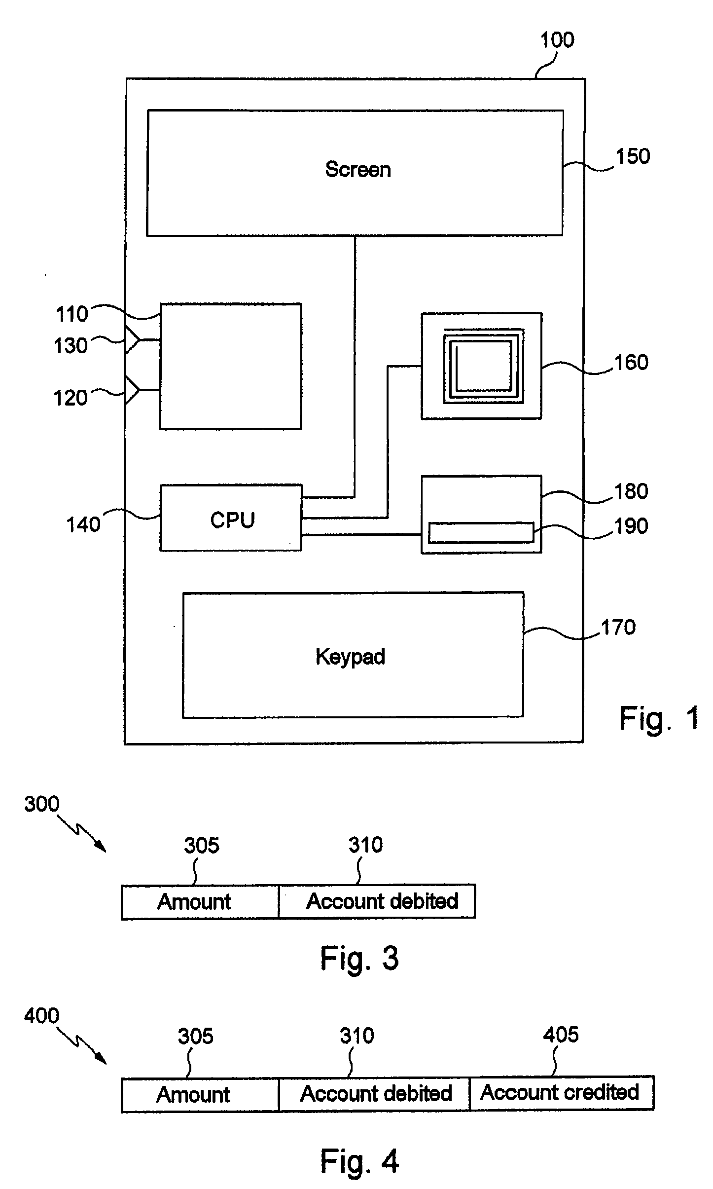 Method and device for exchanging values between personal protable electronic entities
