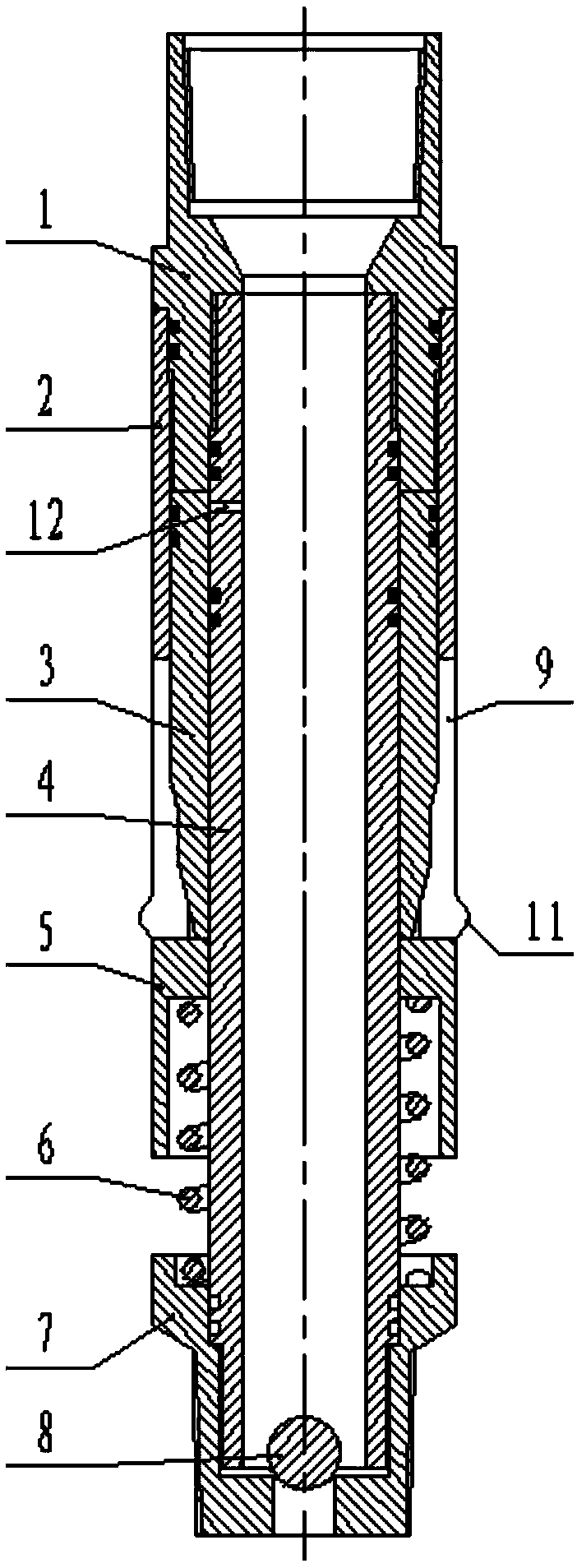 Oilfield downhole depth measurement device and method